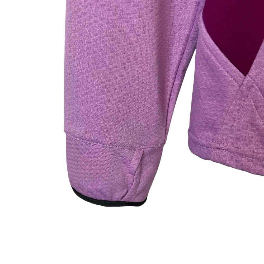 Nike sphere dry woman’s pink 1/4 zip running‎ long sleeve shirt size large